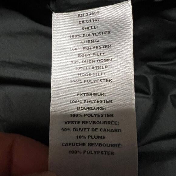 Pendleton Vest Womens Large Puffer Full Zip Down Filled Hooded Plaid Black White - Picture 6 of 9